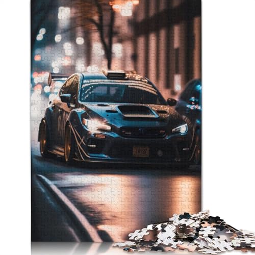 Art Sports Car Puzzle DIY-Spiel Rechteckiges Holzpuzzle für Jungen oder Mädchen, Geburtstagsgeschenk, 520 Teile (52 x 38 cm) von LMYmoney