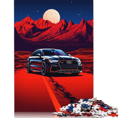 Art Sports Car Puzzle DIY-Spiel Rechteckiges Holzpuzzle für Jungen oder Mädchen als Geburtstagsgeschenk, 1000 Teile (75 x 50 cm) von LMYmoney