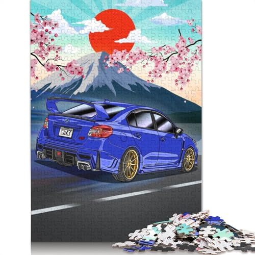 Art Sports Car Puzzle DIY-Spiel Rechteckiges Holzpuzzle für Jungen oder Mädchen als Geburtstagsgeschenk, 1500 Teile (85 x 57 cm) von LMYmoney