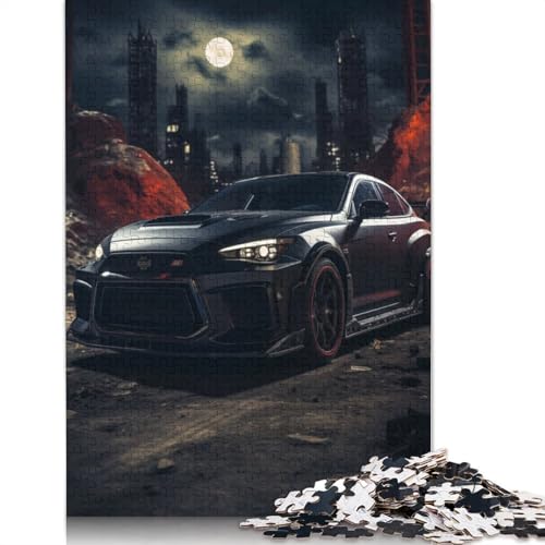 Art Sports Car Puzzle Dekompressionsspielzeug Rechteckiges Holzpuzzle für Kinder und Erwachsene ab 12 Jahren, Geschenke, 520 Teile (52 x 38 cm) von LMYmoney