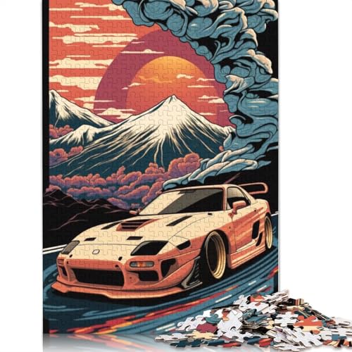 Art Sports Car Puzzle Kreative Spiele Holzbrettpuzzle für Frauen und Männer Geburtstagsgeschenk 1000 Teile (75 x 50 cm) von LMYmoney