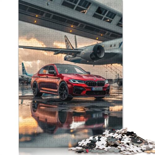 Art Sports Car Puzzle Spielzeug Lernspiel Holzbrett Puzzle für Erwachsene Kinder Geschenk 1000 Teile (75x50cm) von LMYmoney