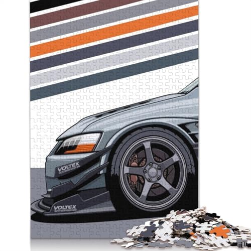 Art Sports Car Puzzle Spielzeug Lernspiel Holzbrett Puzzle für Erwachsene Kinder Geschenk 520 Teile (52x38cm) von LMYmoney