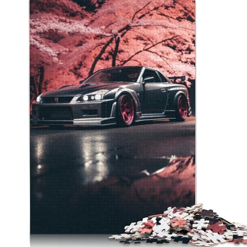 Art Sports Car Puzzle Spielzeug Lernspiel Holzbrett Puzzle für Erwachsene Kinder Geschenk 520 Teile (52x38cm) von LMYmoney