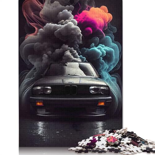 Art Sports Car Puzzle Spielzeug Lernspiel Holzbrett Puzzle für Erwachsene Kinder Geschenk 520 Teile (52x38cm) von LMYmoney