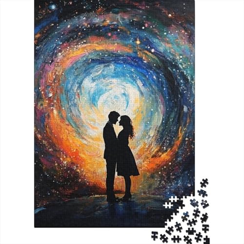Art Star Couple Puzzle für Erwachsene, Entspannungs-Herausforderungsspielzeug, Herren-Puzzle, Geschenke für Jungen oder Mädchen, 1000 Teile (75 x 50 cm) von LMYmoney