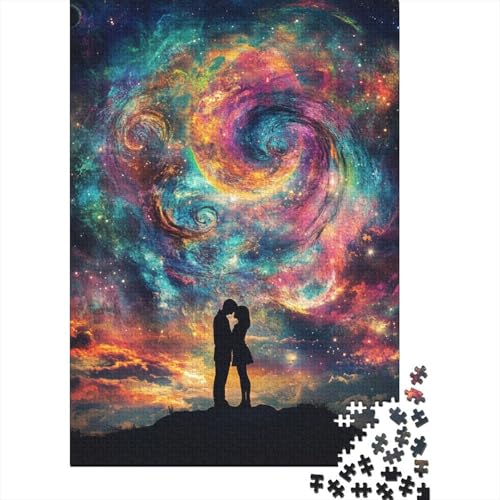 Art Star Couple Puzzle für Erwachsene, Lernspiel, Cooles Puzzle für Erwachsene und Kinder, 1000 Teile (75 x 50 cm) von LMYmoney