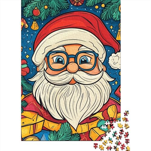 Art Weihnachtsmann-Puzzle, Alter 18 Jahre, Upe, Lernspiele, Puzzle für Erwachsene und Teenager, 1000 Teile (75 x 50 cm) von LMYmoney