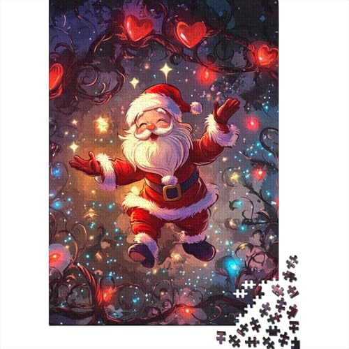 Art Weihnachtsmann-Puzzle für Erwachsene, Lernspiele, Familienaktivitäten, Puzzle für Kinder ab 12 Jahren, 1000 Teile (75 x 50 cm) von LMYmoney