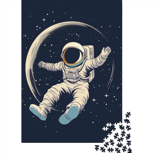 Astronaut Katholischer Glaube Puzzle Denksportaufgabe 100% Recyclingkarton Puzzle für Jungen oder Mädchen 70x50cm/1000Teile von LMYmoney