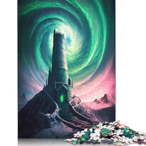 Aurora Spiral Puzzle 1500 Teile, herausfordernde und knifflige Puzzles für Erwachsene, für Erwachsene und Teenager, 1500 Teile (85 x 57 cm) von LMYmoney