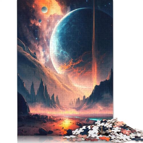 Aurora Symphony Landscape Puzzle 1500 Teile für Erwachsene, kreative Spiele, Puzzlespiele für Erwachsene für Jungen oder Mädchen, 1500 Teile (85 x 57 cm) von LMYmoney