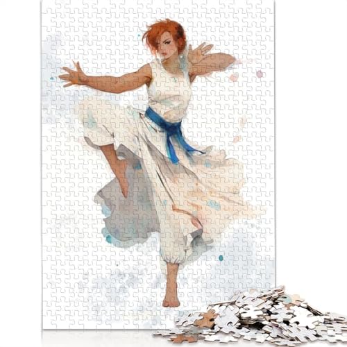 Badass Monk Puzzles 1000 Teile Schwer Puzzle Spielzeug Lernspiel Impossible Herausforderung Spielzeug Für Erwachsene Kinder 1000pcs (38x26cm) von LMYmoney