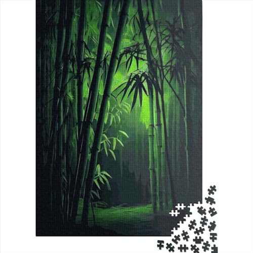 Bamboo Puzzles 1000 Teile Schwer Puzzle Spielzeug Lernspiel Impossible Herausforderungsspielzeug Für Erwachsene Und Kinder in Bewährter 1000pcs (38x26cm) von LMYmoney