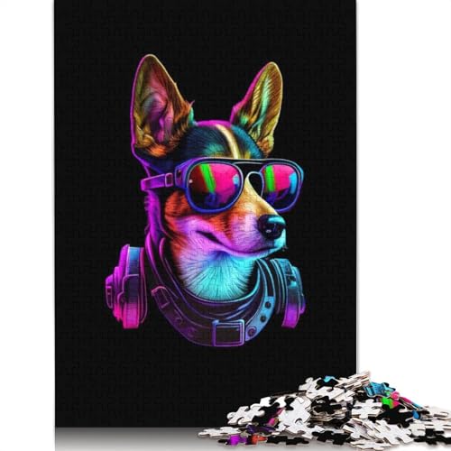 Basenji-Puzzle für Erwachsene, kreative Spiele, Puzzle-Geschenk für Jungen oder Mädchen, 1500 Teile (85 x 57 cm) von LMYmoney