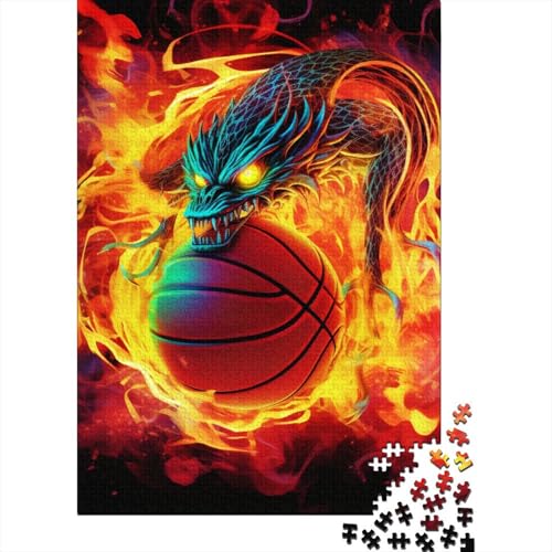 Basketball Christliche Geschenke Puzzle Denksportaufgabe 100 Prozent Recycling-Karton Puzzle für Jungen oder Mädchen 70x50cm/1000 Teile von LMYmoney