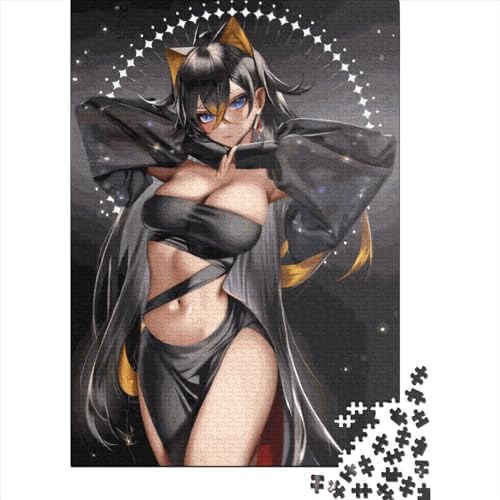 Beautiful Lady Puzzles 1000 Teile Schwer Puzzle Spielzeug Lernspiel Impossible Herausforderung Spielzeug Für Erwachsene Kinder 1000pcs (38x26cm) von LMYmoney
