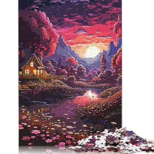 Beautiful Nature Puzzle 1000-teilige Schwer Puzzle Spielzeug Lernspiel Impossible Herausforderung Spielzeug Für Erwachsene Kinder 1000pcs (38x26cm) von LMYmoney