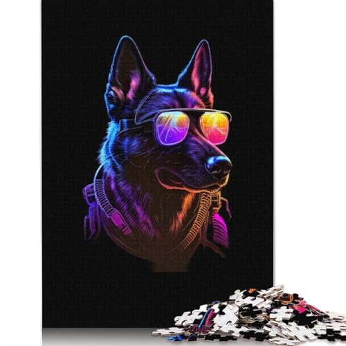 Belgisches Malinois-Puzzle für Erwachsene, Lernspiel, Puzzle-Geschenke für Kinder ab 12 Jahren, 520 Teile (52 x 38 cm) von LMYmoney