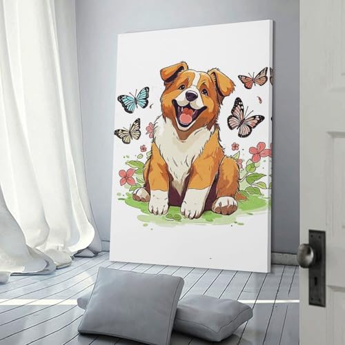 Black Gentleman Dog Puzzle, Premium-Puzzle aus 100% recycelter Pappe, 100% recycelter Karton, Geschenk für Kinder und Erwachsene, 1000 Teile (75 x 50 cm) von LMYmoney