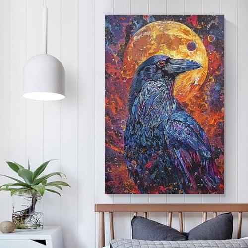 Blaues Tigerporträt-Puzzle, Familienspaß, 100% recycelte Pappe, Puzzle für Kinder und Erwachsene ab 12 Jahren, 1000 Teile (75 x 50 cm) von LMYmoney