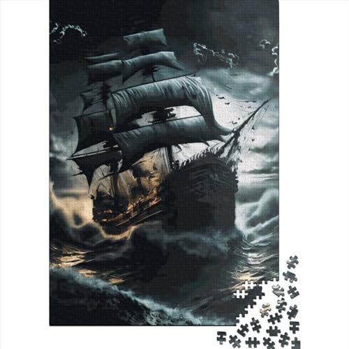 Boat Puzzle 1000 Teile Schwer Puzzle Spielzeug Lernspiel Impossible Herausforderung Spielzeug Für Erwachsene Und Kinder Ab 14 Jahren 1000pcs (38x26cm) von LMYmoney