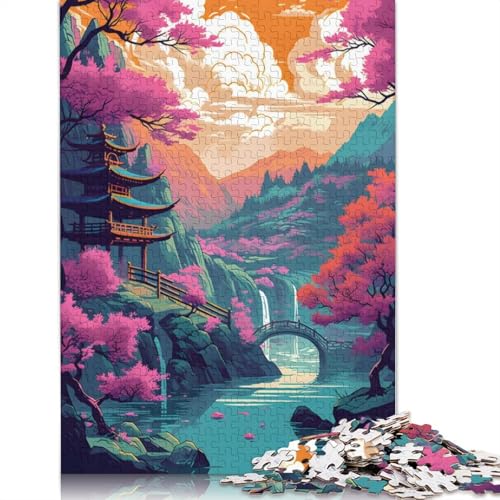 Bunte Naturlandschaftspuzzles für Erwachsene ab 18 Jahren. Upe Lernspiele, Puzzle für Erwachsene und Kinder, 1500 Teile (85 x 57 cm) von LMYmoney