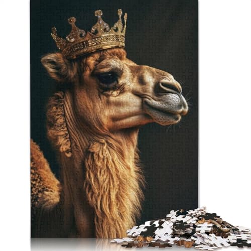 Camel King Puzzles 1000 Teile Schwer Puzzle Spielzeug Lernspiel Impossible Herausforderungsspielzeug Für Erwachsene Kinder 1000pcs (38x26cm) von LMYmoney