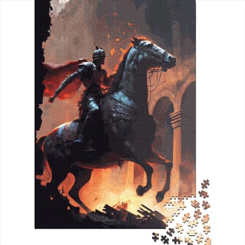 Cavalry in War Puzzles 1000 Teile Schwer Puzzle Spielzeug Lernspiel Impossible Herausforderungsspielzeug Für Erwachsene Und Kinder Ab 12 Jahren 1000pcs (38x26cm) von LMYmoney