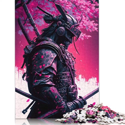 Cherry Samurai Puzzle, farbenfrohe, Coole Puzzles für Kinder ab 12 Jahren, 1000 Teile (75 x 50 cm) von LMYmoney