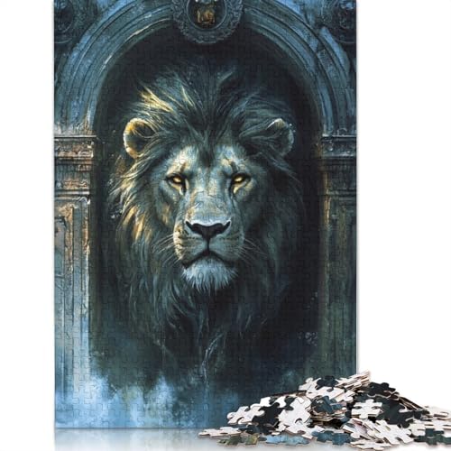 Christian Lion Puzzle, Alter 18 Jahre, Upe Lernspiele, Puzzle für Erwachsene und Teenager, 1000 Teile (75 x 50 cm) von LMYmoney