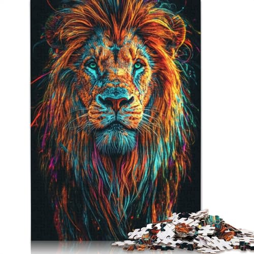 Christian Lion Puzzle für Erwachsene ab 18 Jahren. Lernspiele für Herren. Puzzle für Erwachsene für Jungen oder Mädchen. 1000 Teile (75 x 50 cm). von LMYmoney