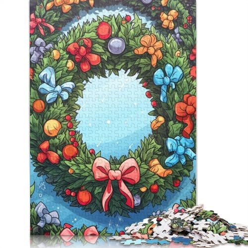 Christmas Vibes Puzzles 1000 Teile Schwer Puzzle Spielzeug Lernspiel Impossible Herausforderungsspielzeug Für Erwachsene Kinder 1000pcs (38x26cm) von LMYmoney