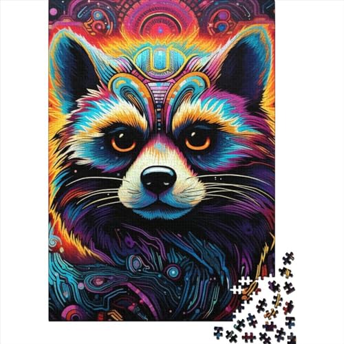 Civet Cat Puzzle 1000 Teile Schwer Puzzle Spielzeug Lernspiel Impossible Herausforderungsspielzeug Für Erwachsene Kinder 1000pcs (38x26cm) von LMYmoney