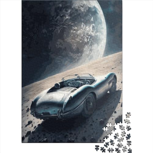 Classic Car Puzzle 1000-teilige Schwer Puzzle Spielzeug Lernspiel Impossible Herausforderungsspielzeug Für Erwachsene Und Kinder Ab 12 Jahren 1000pcs (38x26cm) von LMYmoney