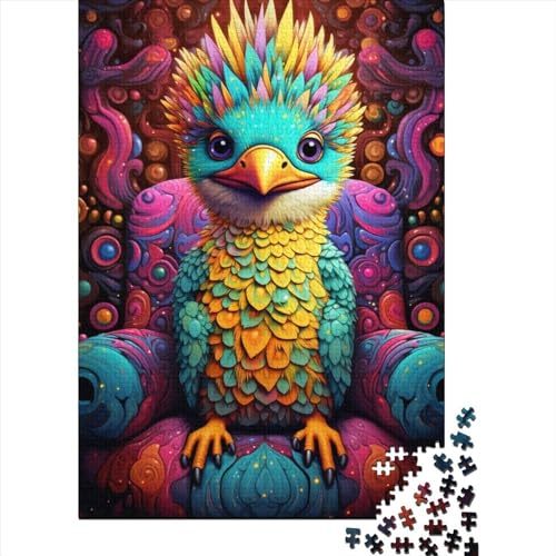 Colorful Animals Puzzles 1000 Teile Schwer Puzzle Spielzeug Lernspiel Impossible Herausforderungsspielzeug Für Erwachsene Kinder 1000pcs (38x26cm) von LMYmoney