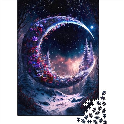 Cosmic Dream Moon Puzzle 1000 Teile für Erwachsene und Jugendliche ab 12 Jahren, 1000 Teile (38 x 26 cm) von LMYmoney
