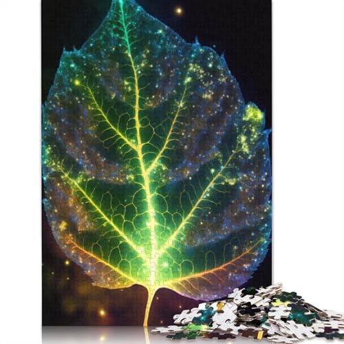 Cosmic Garden Leaf Puzzle für Erwachsene, Spielzeug, Lernspiel, Puzzlespiele für Erwachsene für Frauen und Männer, 520 Teile (52 x 38 cm) von LMYmoney
