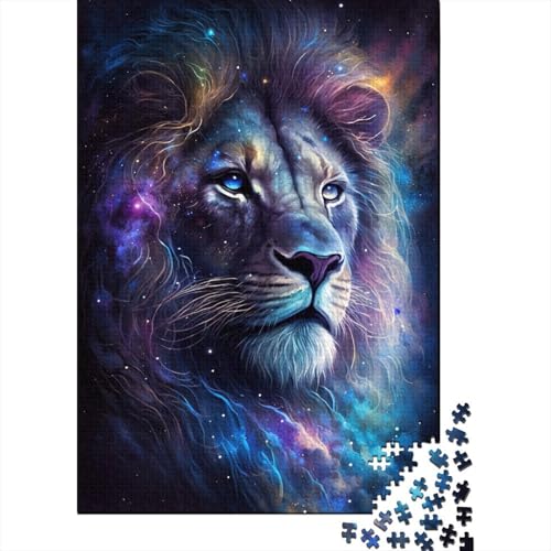 Cosmic Lion Puzzles für Erwachsene, 1000 Teile, Puzzles für Erwachsene und Teenager ab 12 Jahren, 1000 Teile (38 x 26 cm) von LMYmoney