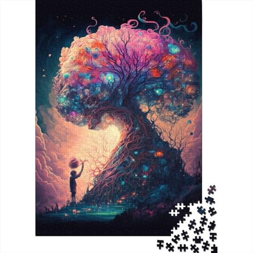 Cosmic Mushroom Puzzle 1000 Teile für Erwachsene und Jugendliche ab 12 Jahren, 1000 Teile (38 x 26 cm) von LMYmoney