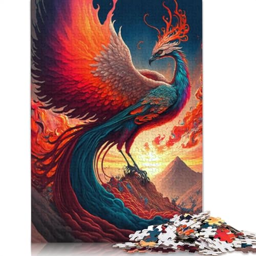 Cosmic Phoenix Puzzle für Erwachsene und Jugendliche, 1000 Teile, Puzzle für Erwachsene, nachhaltige Puzzlespiele, 1000 Teile (75 x 50 cm) von LMYmoney