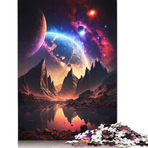 Cosmos Oasis Landschaftspuzzle, farbenfrohe, Coole Puzzles für Kinder ab 12 Jahren, 1500 Teile (85 x 57 cm) von LMYmoney
