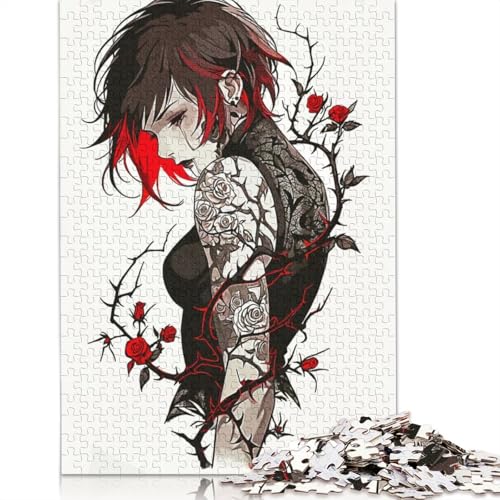 Criminal Tattoos Puzzle 1000-teilige Schwer Puzzle Spielzeug Lernspiel Impossible Herausforderung Spielzeug Für Erwachsene Kinder 1000pcs (75x50cm) von LMYmoney