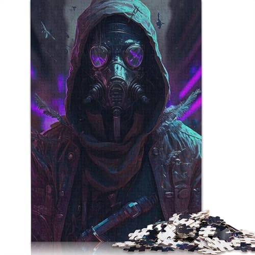 Cyberpunk Plague Doctor Puzzle für Erwachsene, Lernspiel, Puzzle-Geschenke für Kinder ab 12 Jahren, 1500 Teile (85 x 57 cm) von LMYmoney