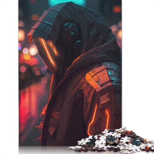 Cyberpunk Robotic Citizen 520 Puzzles für Erwachsene, Lernspiel, Puzzlespiele für Erwachsene für Jungen oder Mädchen, 520 Teile (52 x 38 cm) von LMYmoney