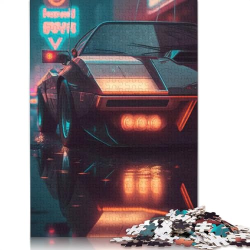 Cyberpunk UAPC-Auto, 1000-teiliges Puzzle, ab 18 Jahren, Lernspiele, Puzzles für Erwachsene, für Frauen, für Kinder ab 12 Jahren, 1000 Teile (75 x 50 cm) von LMYmoney