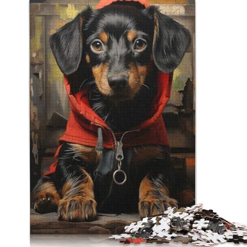 Dackel-Puzzle für Erwachsene, Spielzeug, Lernspiel, schwierige Puzzles für Kinder ab 12 Jahren, 520 Teile (52 x 38 cm) von LMYmoney