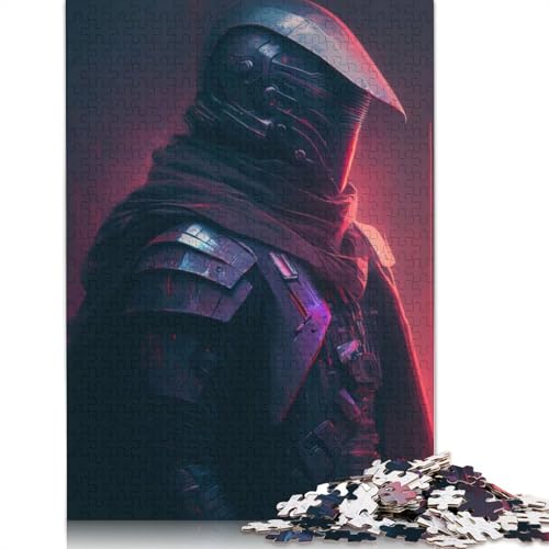 Das Cyberpunk Guard-Puzzle für Erwachsene, entspannendes Herausforderungsspielzeug, Erwachsenenpuzzles für Frauen, für Kinder ab 12 Jahren, 520 Teile (52 x 38 cm) von LMYmoney