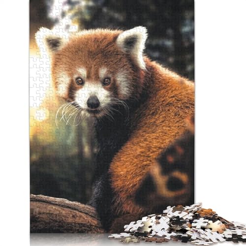 Das Rote Panda-Puzzle, Denksportaufgabe, Premium-Karton-Puzzle für Kinder und Erwachsene ab 12 Jahren, 1000 Teile (26 x 38 cm) von LMYmoney
