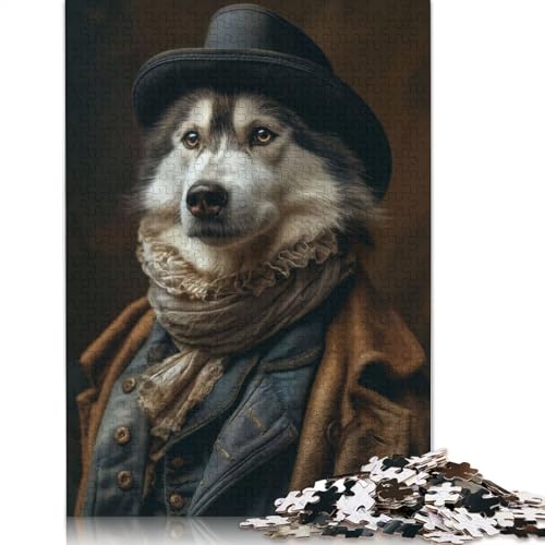 Das edle Husky-Puzzle, Premium-Puzzle aus 100% recycelter Pappe, 100% recycelter Karton, für Kinder und Erwachsene ab 12 Jahren, Geschenk, 1000 Teile (26 x 38 cm) von LMYmoney